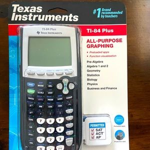 New in box TI-84 Plus all purpose graphing calculator